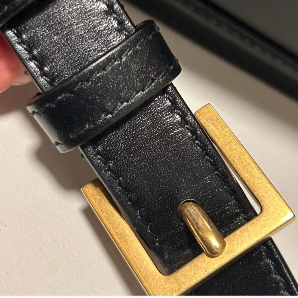 2️⃣2️⃣0️⃣0️⃣ Yves Saint Laurent YSL Medium Solferino Black Leather Cross… - Picture 7 of 11